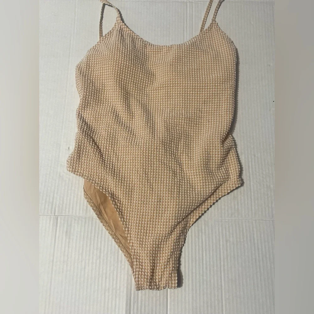 Roxy Apricot Textured Swimwear